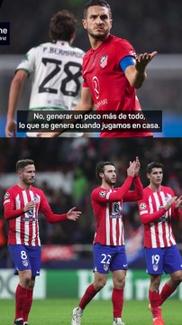 Diego Simeone: Debemos reproducir fuera lo que hacemos en casa