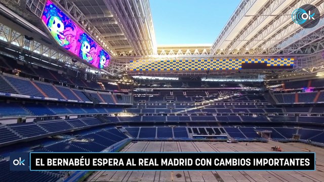 El Bernabéu espera al Real Madrid con cambios importantes