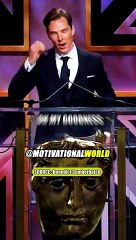 NOBODY IS SELF MADE SHORTS MOTIVATIONAL VIDEO | BENEDICT CUMBERBATCH