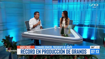 Récord en producción de granos