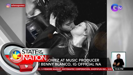 Selena Gomez at music producer na si Benny Blanco, IG official na | SONA