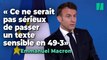 Sur l’immigration, Macron explique pourquoi il ne veut pas d’un 49-3