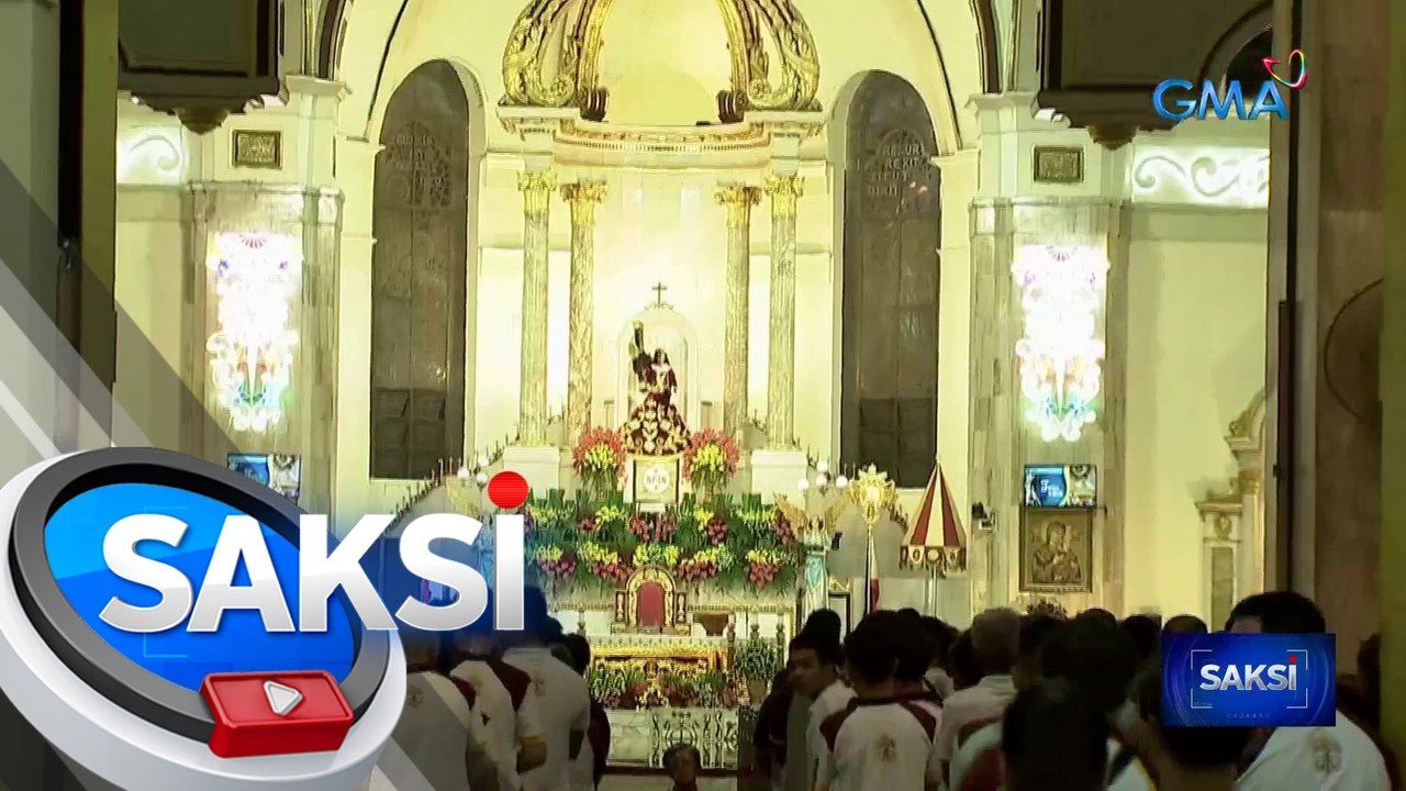 Mga Katoliko, dumagsa sa iba't ibang simbahan para sa anticipated mass ng Simbang Gabi | Saksi