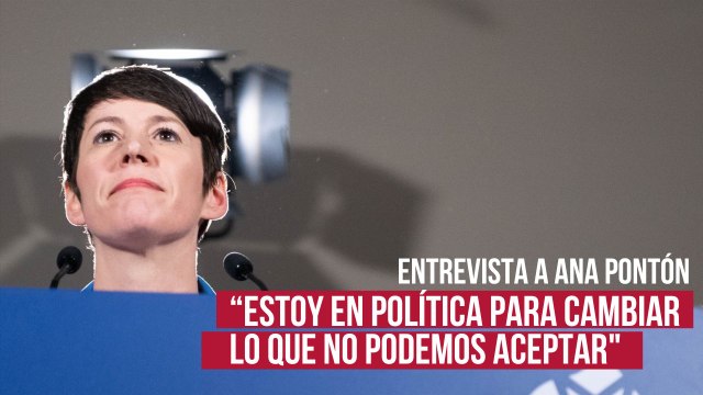 Ana Pontón: No estoy en política para aceptar lo que no puedo cambiar
