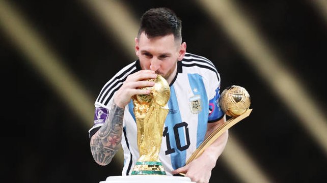 Las Camisetas Con Las Que Messi Ganó El Mundial Se Venden Por 7,8 millones De Dólares