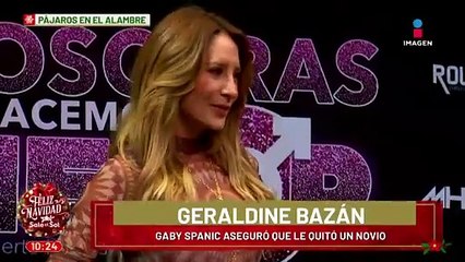 Geraldine Bazán REVELA si le robó un novio a Gaby Spanic