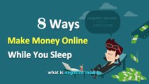 Negative income ... 8 ways to earn money and you are lying on your back