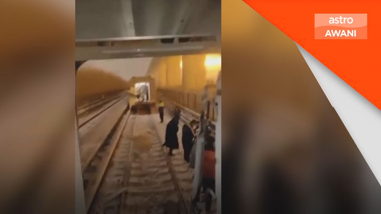 102 individu patah tulang kemalangan tren metro Beijing