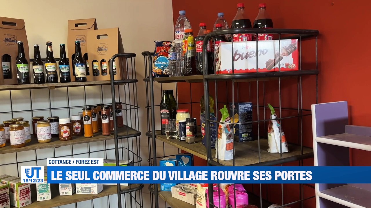 A la Une : Le seul commerce de Cottance rouvre ses portes ! / Des produits locaux au marché de Noël des producteurs / Premier match pour Olivier Dall'Oglio