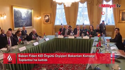 Bakan Fidan KEİ Örgütü Dışişleri Bakanları Konseyi Toplantısı’na katıldı