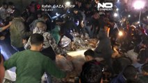 فيديو: مقتل ثلاثة فلسطينيين في قصف إسرائيلي لمنزل بمخيم الشابورة في غزة