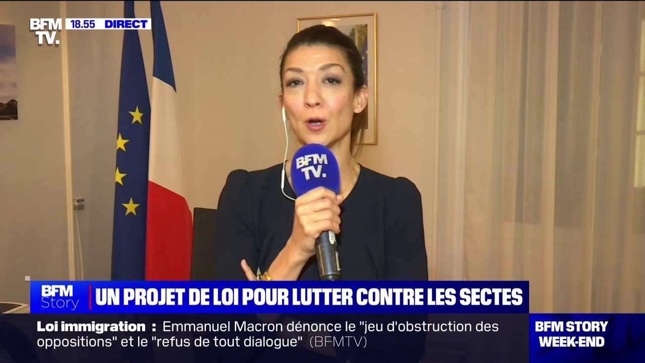 Sabrina Agresti-Roubache (secrétaire d'État chargée de la Citoyenneté et de la Ville) présente la stratégie nationale de lutte contre les dérives sectaires