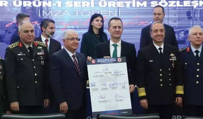 Yerli hava savunma füzeleri için seri üretim sözleşmesi imzalandı
