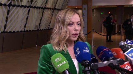 Ue, Meloni "Consiglio in chiaroscuro, soddisfatti su allargamento"