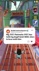 My [F27] flatmate [F27] has told my boyfriend [M31] she's in love with him