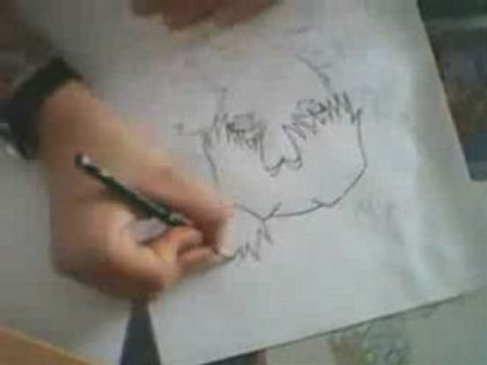 Dessin manga Temari de Naruto