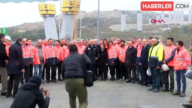 ULAŞTIRMA URALOĞLU BAŞAKŞEHİR-NAKKAŞ KUZEY MARMARA KESİMİ ŞANTİYESİNDE İNCELEMELERDE BULUNDU