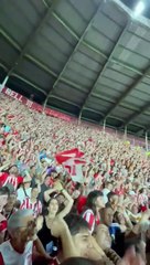 Una multitud festejó en Lanús