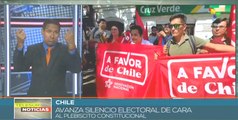 Chile instaura silencio electoral en vísperas de plebiscito constitucional