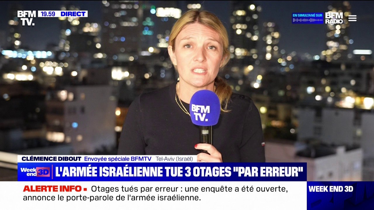 Gaza: trois otages tués "par erreur" par des soldats israéliens (porte-parole de Tsahal)