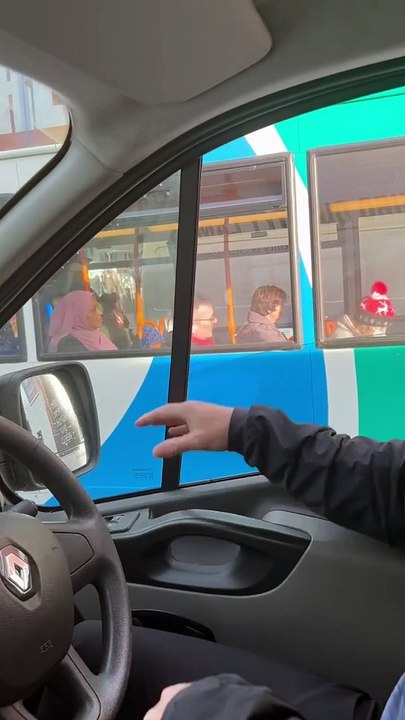Driver Tricks a Passenger on a Bus
