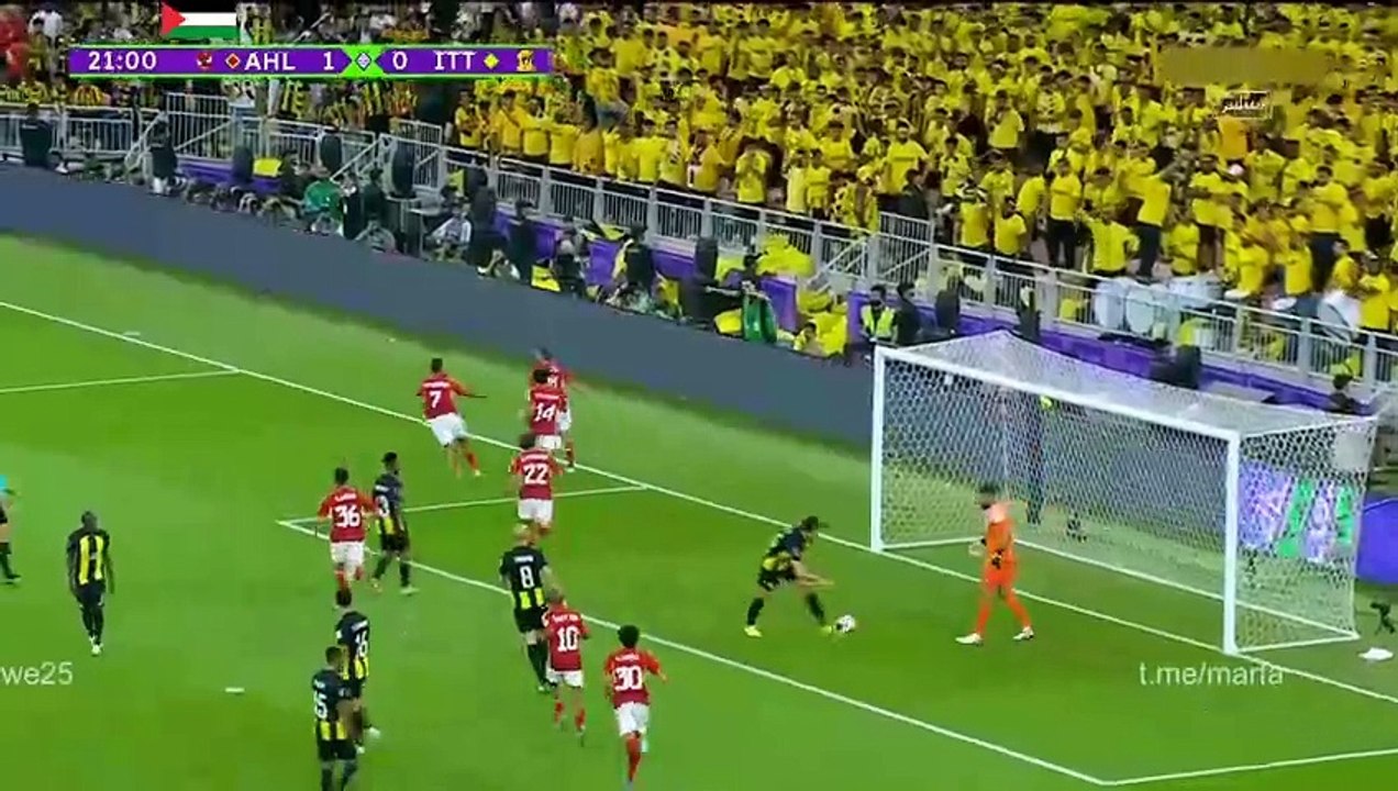 أهداف فوز الأهلى على الإتحاد