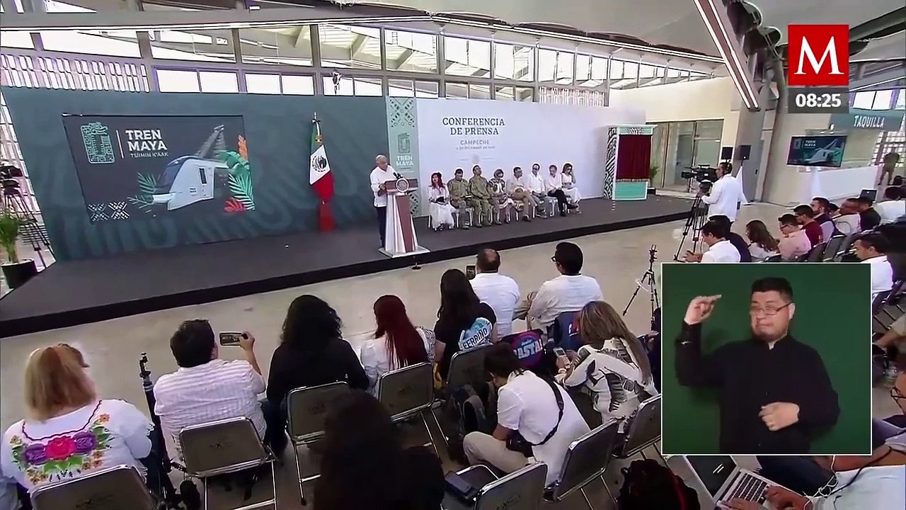 AMLO anuncia que boletos del Tren Maya costarán menos que el autobús