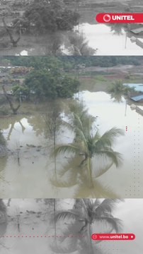 ¡Tipuani bajo el agua! El municipio ubicado al noroeste del departamento de La Paz se encuentra en emergencia con más de 400 damnificados
