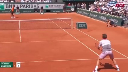 French Open 2015 Final - Stan Backhand vs Novak Djokovic