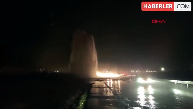 Nusaybin'de içme suyu borusu patladı