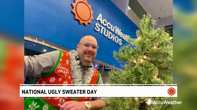 AccuWeather celebrates National Ugly Christmas Sweater Day