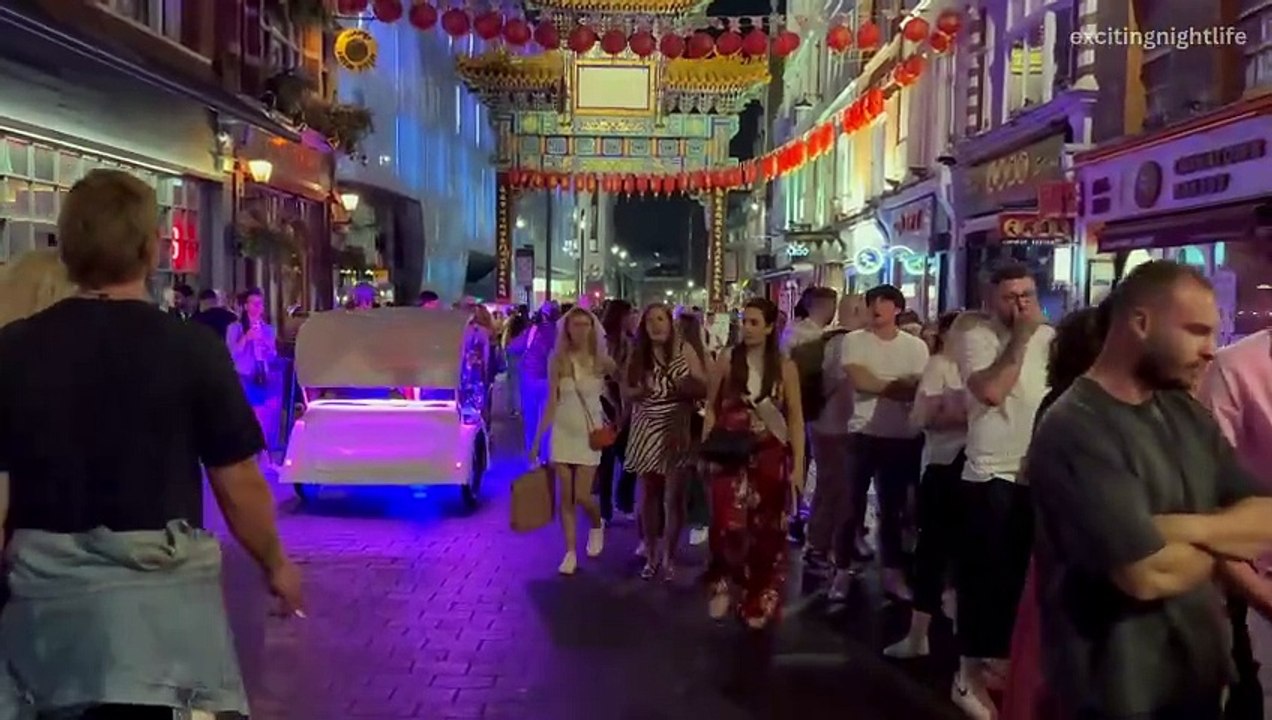 London Night Walk with Beautiful Women Nightlife    #nightlife  #london  #soho