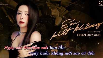 Anh Biết Không - Thúy Loan cover