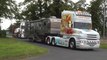 J&D Peirce's Scania T cab arriving at Truckfest Scotland
