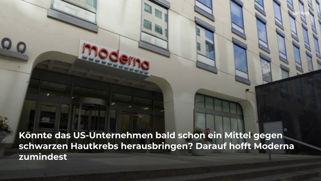 Impfstoff gegen Hautkrebs: Moderna hofft auf 2025