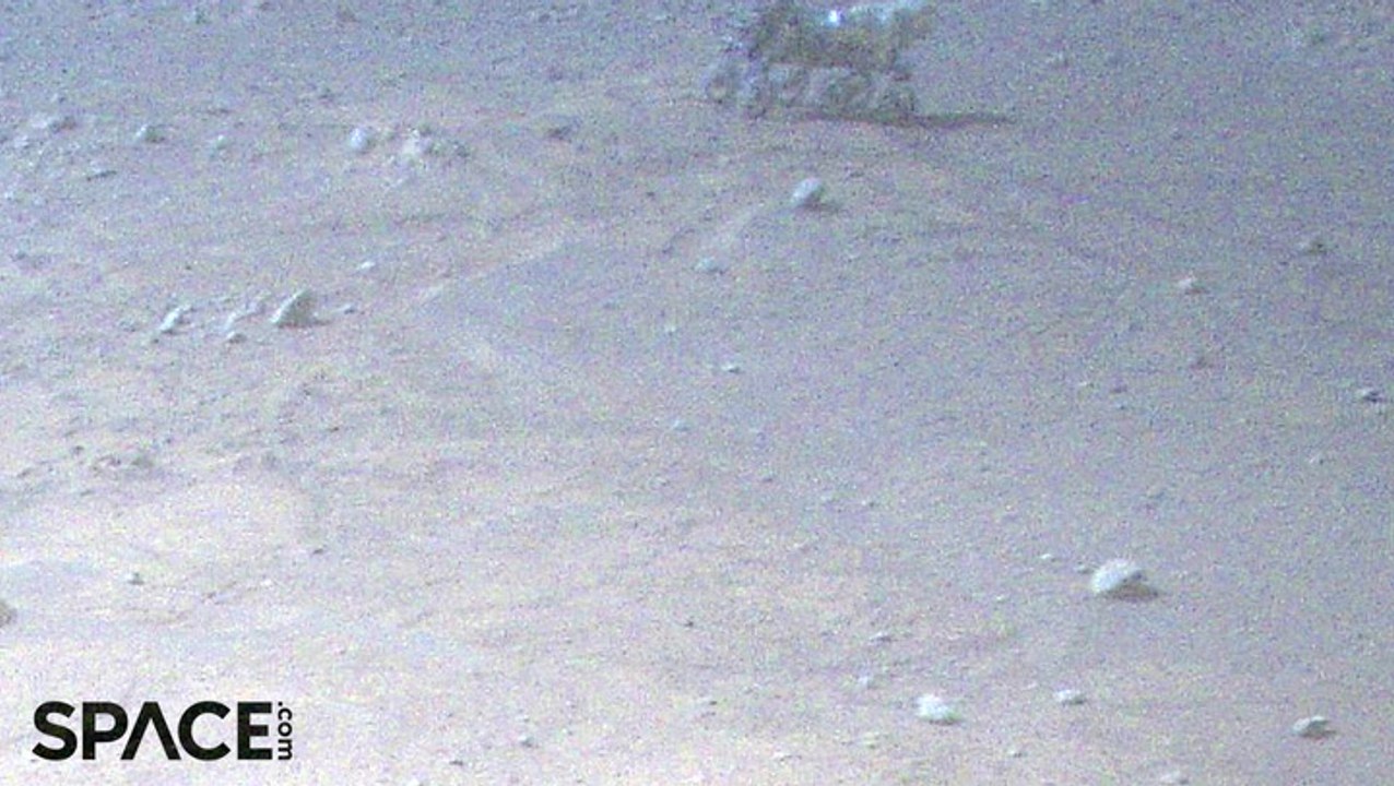 Mars helicopter Ingenuity Spots Perseverance Rover During Latest Flight