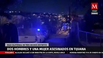 Asesinan a una mujer y dos hombres en zonas distintas en Baja California