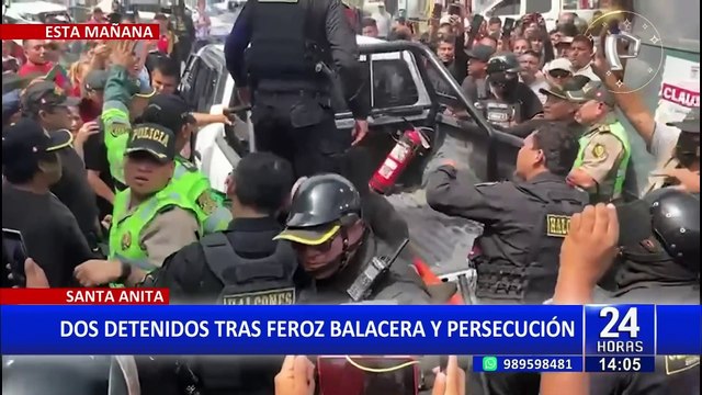 Tiroteo en Santa Anita: capturan a delincuentes extranjeros tras violenta persecución
