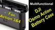 Dji's Osmo Action 3 And 4 Battery Power Case - Keep Your Osmo Action Going All Day!