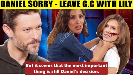 CBS Young And The Restless Daniel regrets sleeping with Heather - he wants to le
