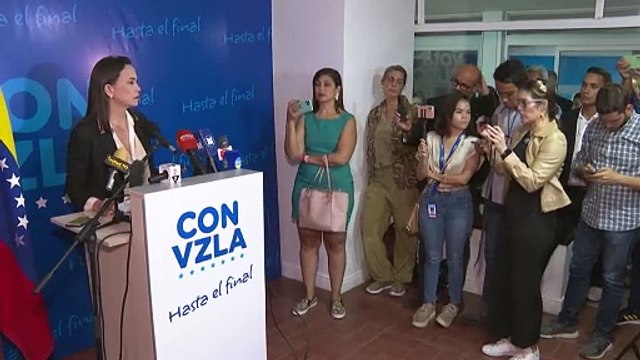 Líder opositora Machado impugna inhabilitación para elecciones presidenciales en Venezuela