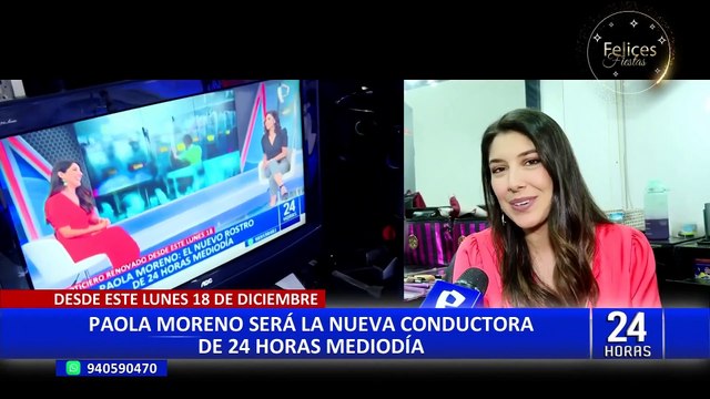 Desde este lunes 18: Paola Moreno revela detalles del nuevo rostro que tendrá ‘24 Horas Mediodía’