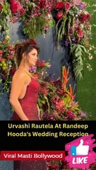 Urvashi Rautela At Randeep Hooda's Wedding Reception