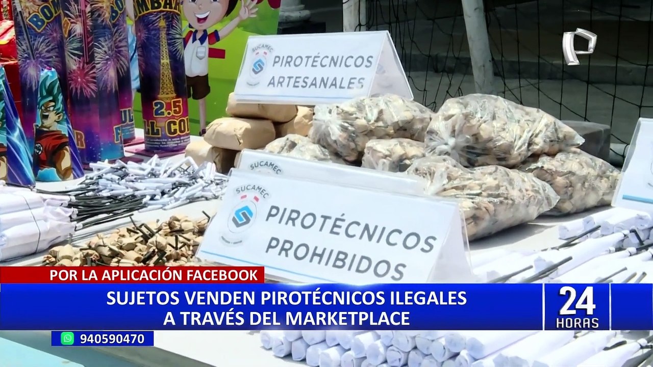 Advierten sobre el uso de redes sociales para venta de material pirotécnico prohibido