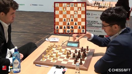 Magnus Carlsen vs Alireza Firouzja | Full Game | Watch until the end | World Rapid 2021