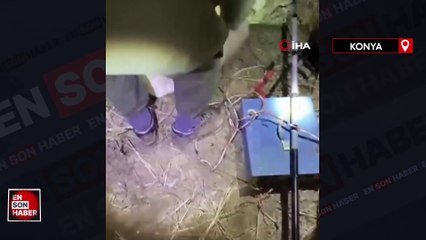 Konya'da gölde elektroşokla avlanan 3 kişiye 732 bin lira ceza kesildi
