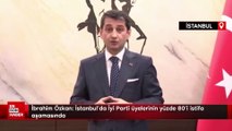İbrahim Özkan: İstanbul’da İyi Parti üyelerinin yüzde 80’i istifa aşamasında