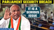 Parliament Security Breach: Mallikarjun Kharge says the government should  pay attention | Oneindia