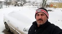 Uyarılar gerçeğe dönüştü: Edirne'de kar yağışı başladı