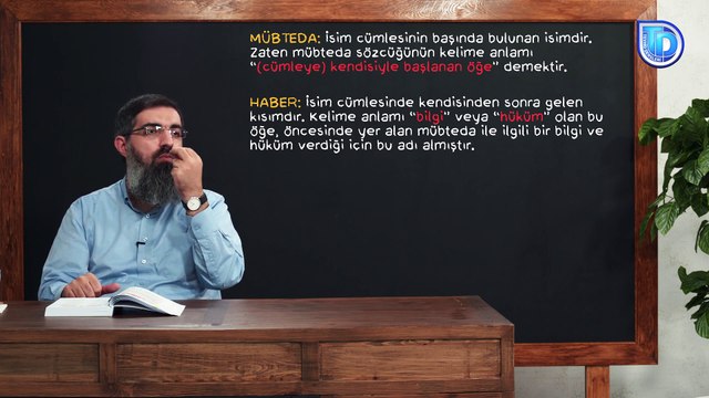 Arapça Dersleri 8 | Halis Bayancuk Hoca | İsim Cümlesine Giriş: Mübteda ve Haber